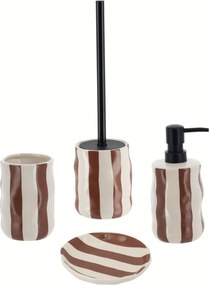 Sada kúpeľňových doplnkov Nola, kombinácia farieb/s čiernymi prvkami