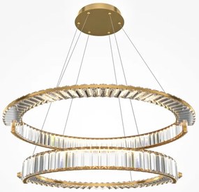 Maytoni P097PL-L90G4K - LED Luster na lanku KRONE LED/90W/230V pr. 80,5 cm zlatá