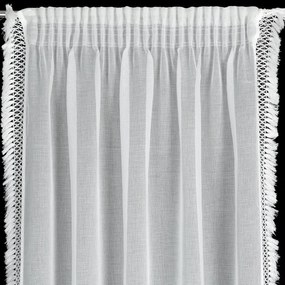 ZÁCLONA NA PÁSKE KIRA2 140X270 CM BIELA