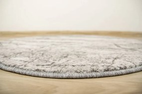 Koberec Aqua Marble 19 kruh sivý