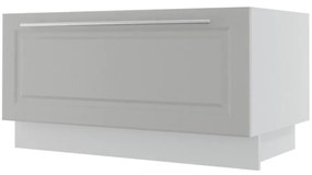 Kuchynská skrinka Emporium D1K/90 light grey stone/biela