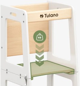 Učiaca veža 3v1 Mooby 35 naturálna / biela
