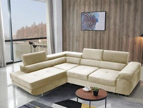 Rohová sedacia súprava Ascend L (smotanová) (L). Akcia -20%. Vlastná spoľahlivá doprava až k Vám domov. 1061855
