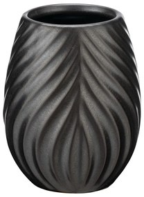 Antracitový keramický téglik na zubné kefky Idro – Wenko