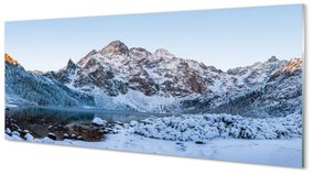 Obraz plexi Horské zimné jazero 120x60 cm