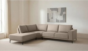 Svetlohnedá rohová pohovka (ľavý roh) Copenhagen – Scandic