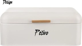 Orion 2. akosť - Chlebník biely, veľký na PEČIVO, plechový (škrabanec)