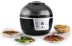 Klarstein VitAir Turbo, teplovzdušná fritéza, 1400 W, 9 l, sivo-čierna