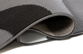 TA Koberec T966A DARK GRAY CHEAP PP CRM Sivý Obdĺžnikový Rozmer: 80x150 cm