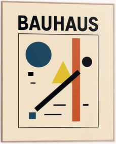 Nástenná dekorácia v ráme Bauhaus