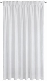 ZÁCLONA NA PÁSKE REBECCA 400X250 CM BIELA