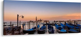 Obraz - talianska gondola (120x50 cm)