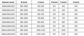 Mexen Pretoria, sprchovací kút 100 (dvere) x 70 (stena) cm, 6mm číre sklo, chrómový profil + čierna sprchová vanička, 852-100-070-01-00-4070