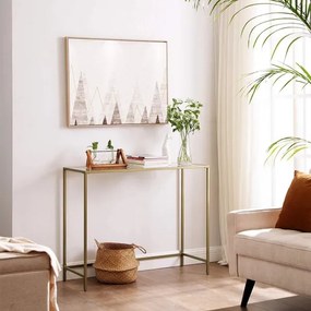 Konzolový stolík CIREL zlatý