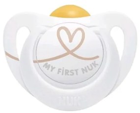 NUK Dojčenský latexový cumlík NUK Star 0-6 m srdce