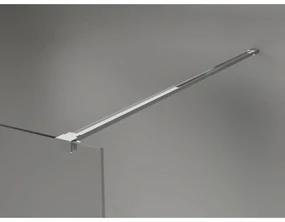 Mexen Lunar sprchová stena ľavá 70 x 200 cm, 8mm číre sklo, chrómová, 830-070-000-01-00-L