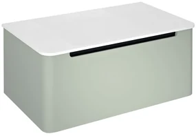 Sapho Sapho, KERALA umývadlová skrinka 80x35x47,5cm, 1x zásuvka, verde, KR080-4444