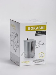 Sivý kompostér 10,6 l Bokashi – Plastia