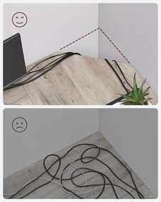 Rohový písací stôl v tvare L s 2 policami, sivý