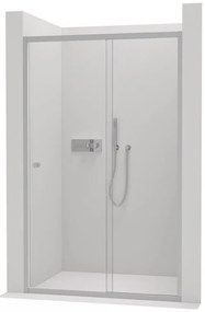 Cerano Varone, posuvné sprchové posuvné dvere 120x195 cm, 6mm číre sklo, chrómový profil, CER-CER-DY505-120-195