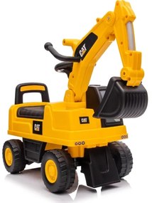 Odrážadlo báger CAT 2xAA žltá/čierna