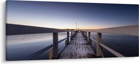 Obraz - Na móle (120x50 cm)
