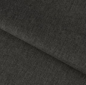 Rozkladacia sedacia súprava do U VALERIO 305x140 cm, tmavosivá