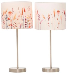 Stolová lampa Kornelia s kvetinovým vzorom Variant: A