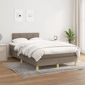 Boxspring posteľ s matracom sivohnedý 120x200 cm látka 3140605