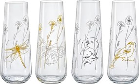 VÝPREDAJ Crystalex Poháre na prosecco MEADOW 250 ml