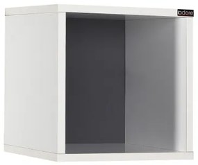 Nástenná polica 33x33 cm biela