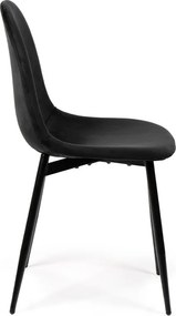 Noela Zamatová jedálenská stolička MARIE čierna