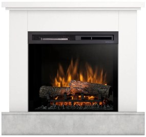 Elektrický krb Jukon 23 biely/beton