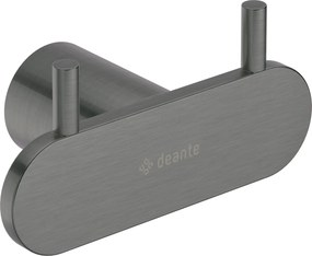 Deante Kúpeľňový háčik Round, držiak na uteráky - ADR D121, titán
