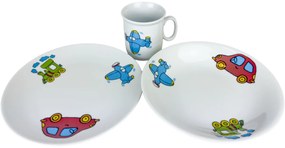 Thun 3-dielna detská jedálenská súprava Doprava