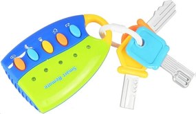 LEAN Toys Zvuková vzdelávacia sada „Vodič“ – kľúče a diaľkový ovládač