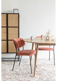 Jedálenské stoličky v súprave 2 ks v lososovej farbe Jolien - White Label
