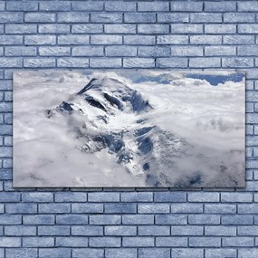 Obraz na akrylátovom skle Hora hmla krajina 120x60 cm