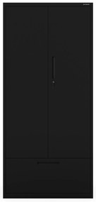 Megan Czarny - szuflada na dokumenty 195cm