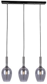 Luster na lanku TANGO 3xE14/40W/230V čierna