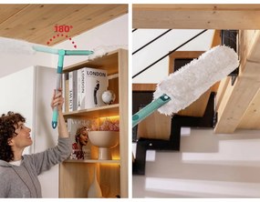 Leifheit Prachovka s tyčou a kĺbom Duster XL Pro Reach 43 cm