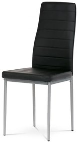 Jedálenská stolička VENTA — ekokoža, viac farieb Čierna