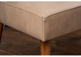 Taburet VITO 46x92 cm hnedý