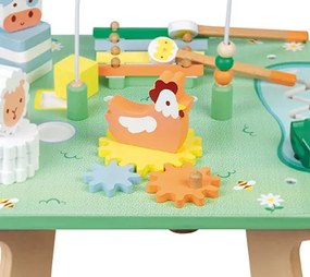 Drevený motorický stolík s aktivitami