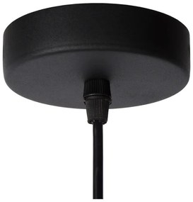 Lucide 77483/76/30 - Luster na lanku ZIDANE 1xE27/15W/230V hnedá/čierna