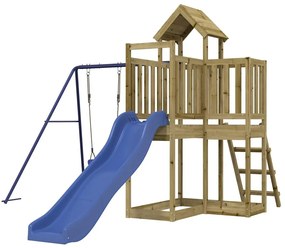 Vonkajšia súprava na hranie impregnovaná borovica