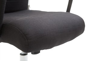 Design-Shop Kancelárska stolička Kolumbus - látka - Čierna