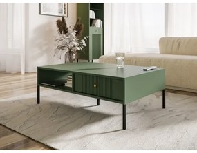 Konferenčný stolík LUE zelená/čierna