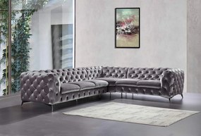 Rohová sedačka Chesterfield TIFFANY MAX pravá - ľavá 323 x 262 cm