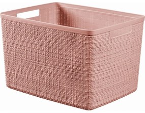 Curver Úložný box JUTE 20L, ružový
